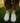 Paire de chaussons charentaises femme "Kerema" bouclette écrue liseré fluo