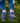 Paire de chaussons charentaises mixte "Kerema" bouclette anthracite liseré bleu royal