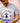 T-shirt homme "Kélig" fond gris chiné motif hermine en bleu