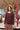 Pull femme "Bordery" choco et lurex