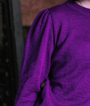 Cardigan femme "Pleuven" violet
