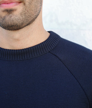 Pull homme "Trieux" marine