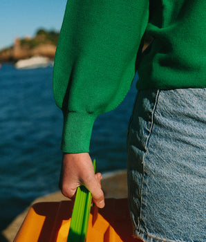 Pull femme « Flume » vert