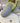 Paire de chaussons charentaises mixte "Guillec" en chambray et liseré fluo