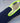 Paire de chaussons charentaises mixte "Binic"  velours marine liseré fluo